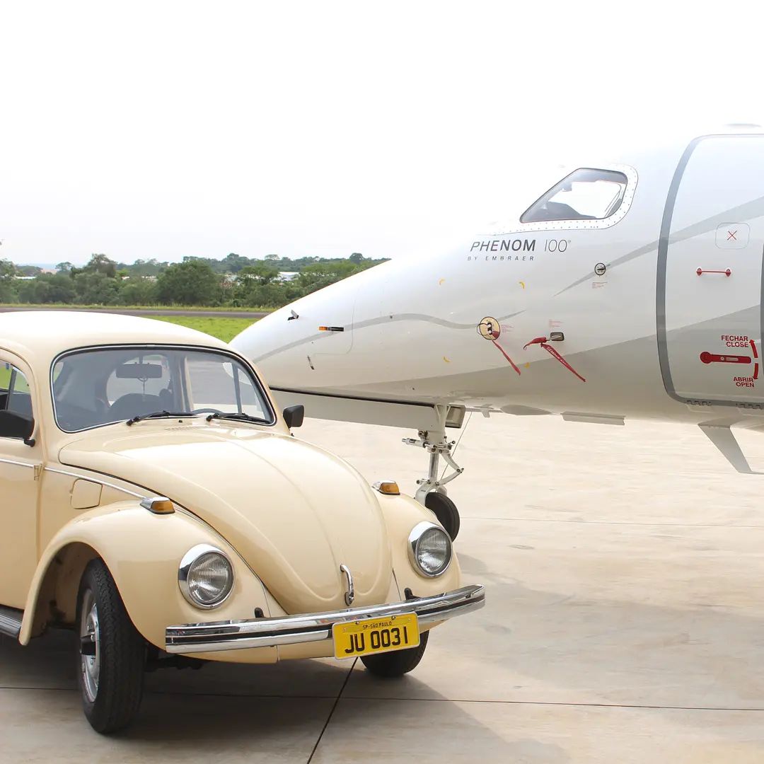 Imagem lateral do Fusca